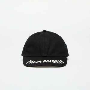 Palm Angels Kids Seasonal Logo Baseball Cap Black/ Butter imagine