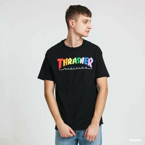 Tricou Thrasher Rainbow Mag Tee Black imagine