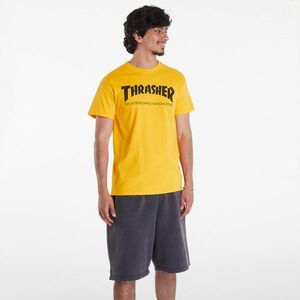 Tricou Thrasher Skate Mag T-Shirt Gold/ Black imagine