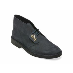 Ghete elegante CLARKS bleumarin, DESBTEV, din piele intoarsa imagine