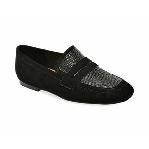 Mocasini casual EPICA negri, 12G19, din piele intoarsa imagine