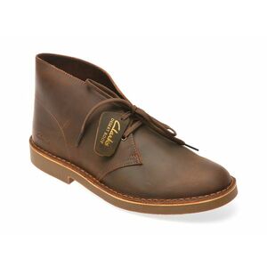 Ghete elegante CLARKS maro, DESBTEV, din piele naturala imagine