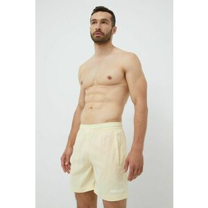 adidas Originals pantaloni scurti de baie culoarea galben imagine