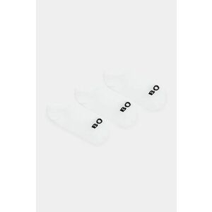 BOSS șosete 3-pack femei, culoarea alb 50502073 imagine