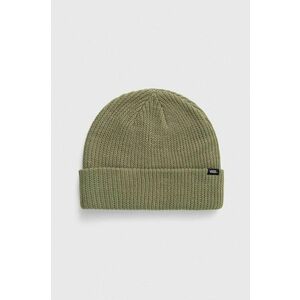 Vans caciula culoarea verde, din tricot gros imagine