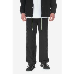 Wood Wood pantaloni bărbați, culoarea negru, drept 12245009.1283-BLACK imagine