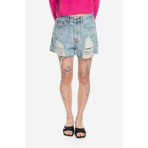 KSUBI pantaloni scurți din denim femei, cu imprimeu, high waist 5000004525-blue imagine