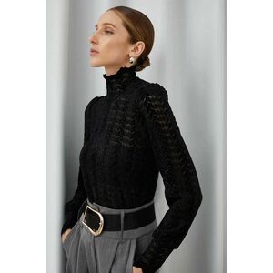 Answear Lab longsleeve culoarea negru, cu turtleneck imagine