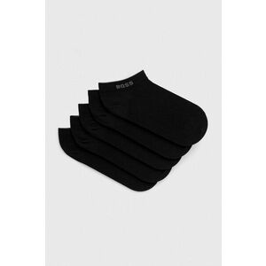 BOSS șosete 5-pack femei, culoarea negru 50514840 imagine