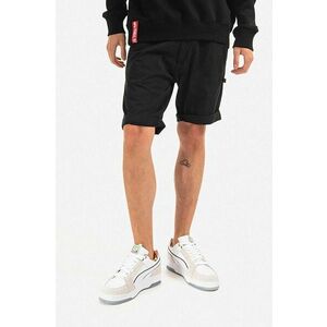 Alpha Industries pantaloni scurți din bumbac Kerosene Short 176204 03 culoarea negru 176204.03-black imagine