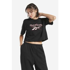 Reebok Classic tricou din bumbac culoarea negru HS4714-black imagine