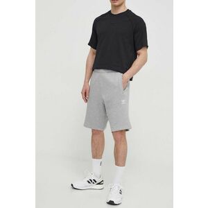 adidas Originals pantaloni scurți din bumbac Essential culoarea gri, melanj, IR6848 imagine