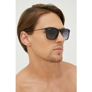 Ray-Ban ochelari de soare barbati, culoarea negru imagine