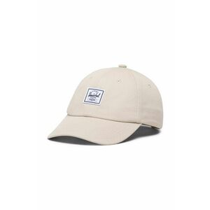 Herschel sapca Sylas Classic Cap culoarea bej, neted imagine