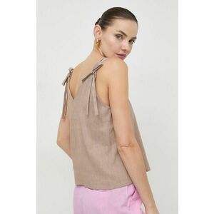 Marella top de in culoarea bej, uni 2413160000000 imagine