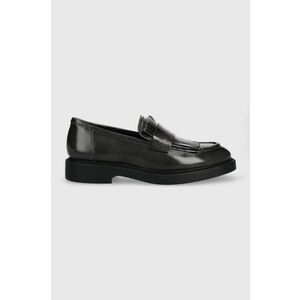 Vagabond Shoemakers mocasini de piele ALEX W femei, culoarea negru, cu toc plat, 5148.004.18 imagine