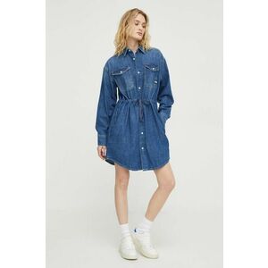 G-Star Raw rochie jeans mini, drept imagine