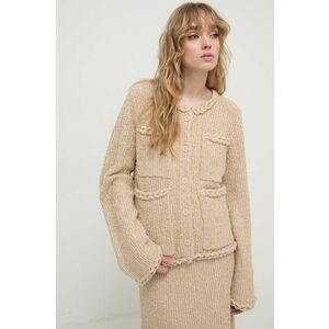 By Malene Birger cardigan cu amestec de in culoarea bej, călduros imagine