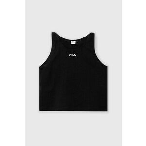 Fila top din bumbac pentru copii BELI MANASTIR culoarea negru imagine