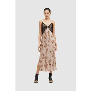 AllSaints rochie IMMY OTO midi, drept imagine