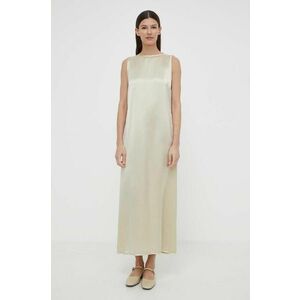 By Malene Birger rochie culoarea bej, maxi, mulata imagine