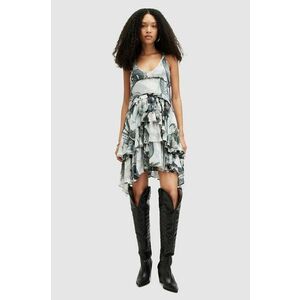 AllSaints rochie CAVARLY VALLEY DRESS culoarea alb, mini, evazati, WD540Z imagine