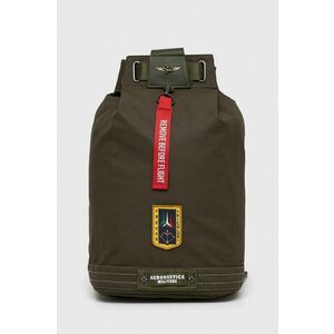 Aeronautica Militare rucsac barbati, culoarea verde, mare, cu imprimeu imagine