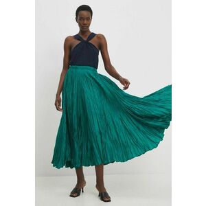 Answear Lab fusta culoarea verde, maxi, evazati imagine