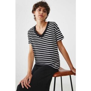 Medicine tricou din bumbac femei, culoarea negru imagine