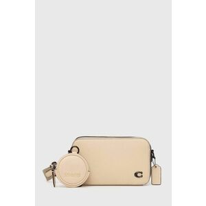 Coach borseta de piele culoarea alb imagine