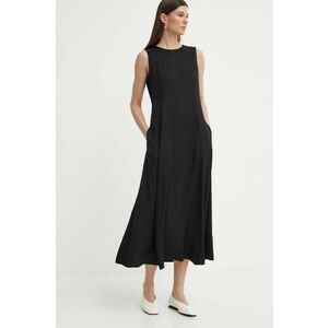 Marc O'Polo rochie culoarea negru, midi, evazati, 403116921365 imagine