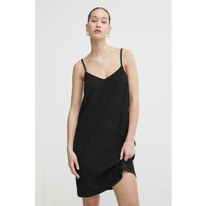 Vans rochie culoarea negru, mini, drept imagine