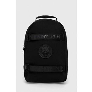 PLEIN SPORT rucsac barbati, culoarea negru, mare, neted imagine