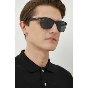 Ray-Ban ochelari de soare barbati, culoarea negru imagine