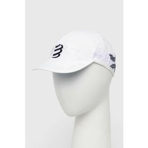 Compressport sapca Pro Racing Cap culoarea alb, modelator, CU00003B imagine