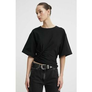 IRO tricou femei, culoarea negru imagine