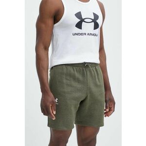 Under Armour pantaloni scurti barbati, culoarea verde imagine