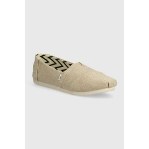 Toms Espadrile Alpargata culoarea bej imagine