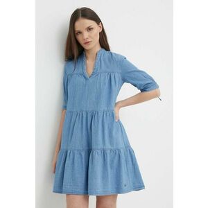 Pepe Jeans rochie din bumbac LUSH mini, evazati, PL953517 imagine