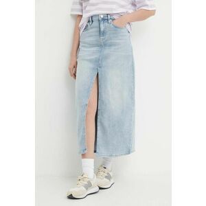 Dkny fusta jeans maxi, drept, DJ4K9506 imagine