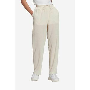 adidas Originals pantaloni de trening culoarea bej, uni HF7542-cream imagine