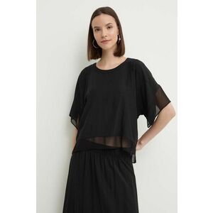 Dkny bluza femei, culoarea negru, neted, P4DA8WC0 imagine