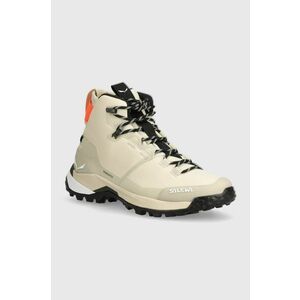 Salewa pantofi Puez Mid Powertex femei, culoarea bej, 00-0000061439 imagine