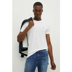 Tommy Jeans tricou din bumbac 2-pack culoarea albastru marin, cu imprimeu imagine