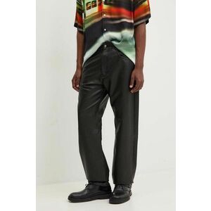 MSGM pantaloni barbati, culoarea negru, drept, 3740MP15L.247622 imagine