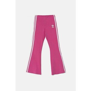 adidas Originals pantaloni de trening culoarea roz, cu imprimeu imagine