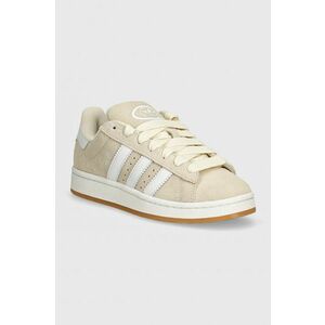 adidas Originals sneakers din piele intoarsă Campus 00s culoarea bej, ID1435 imagine