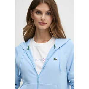 Lacoste bluza femei, cu glugă, neted imagine