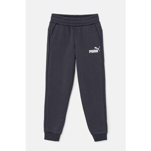 Puma pantaloni de trening pentru copii ESS Logo Pants FL cl B culoarea gri, cu imprimeu imagine