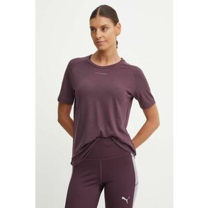 Hummel tricou de antrenament Vanja culoarea maro, 214243 imagine